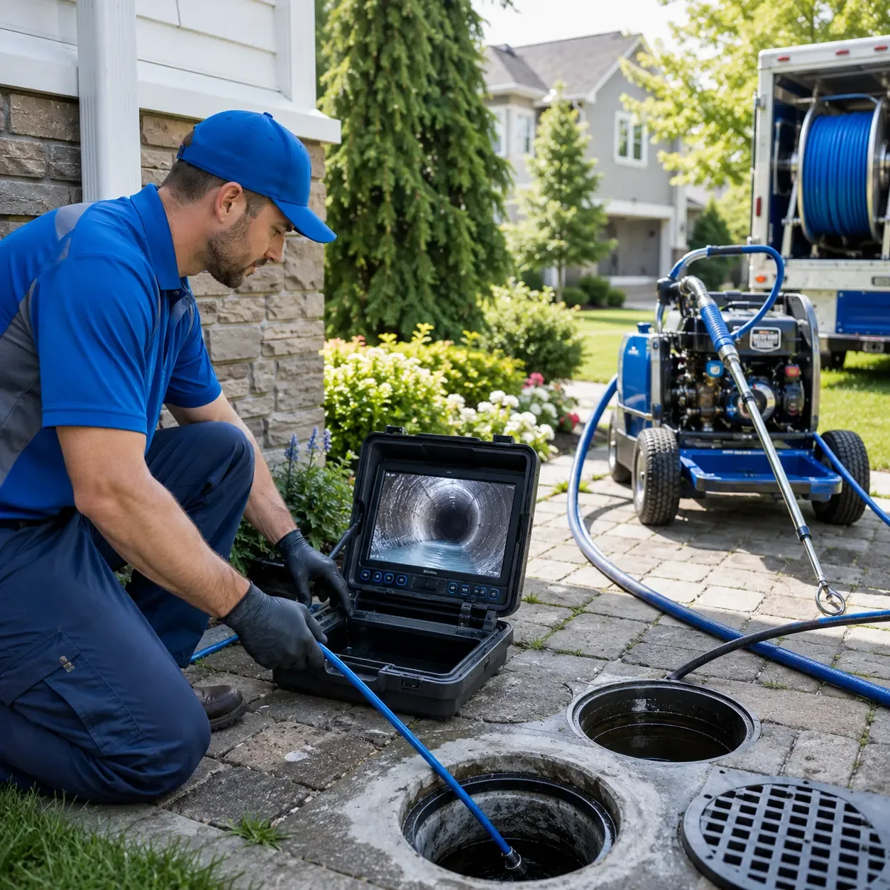 Outdoor drain cleaning professionals serving Burdine, KY